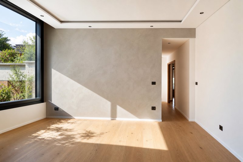 Modernes Renovierungsergebnis mit hochwertigen Oberflächen