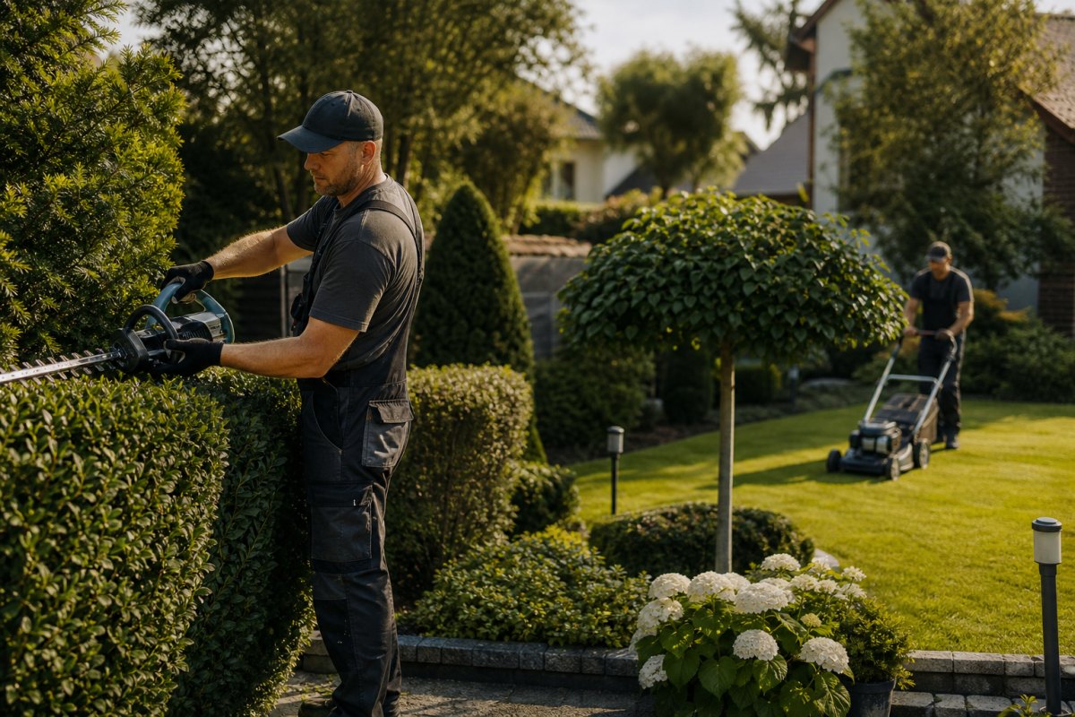 Gartenarbeiten – professionelle Pflege von Rasen, Hecken und Außenanlage